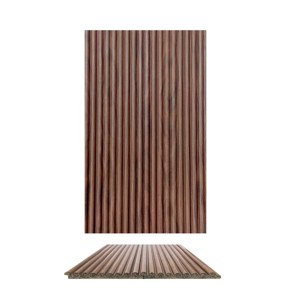 Cladyne PVC Wall Panel Louvers Panel/Planks 8 Feet * 3.75 Inch - CL 6220 ND