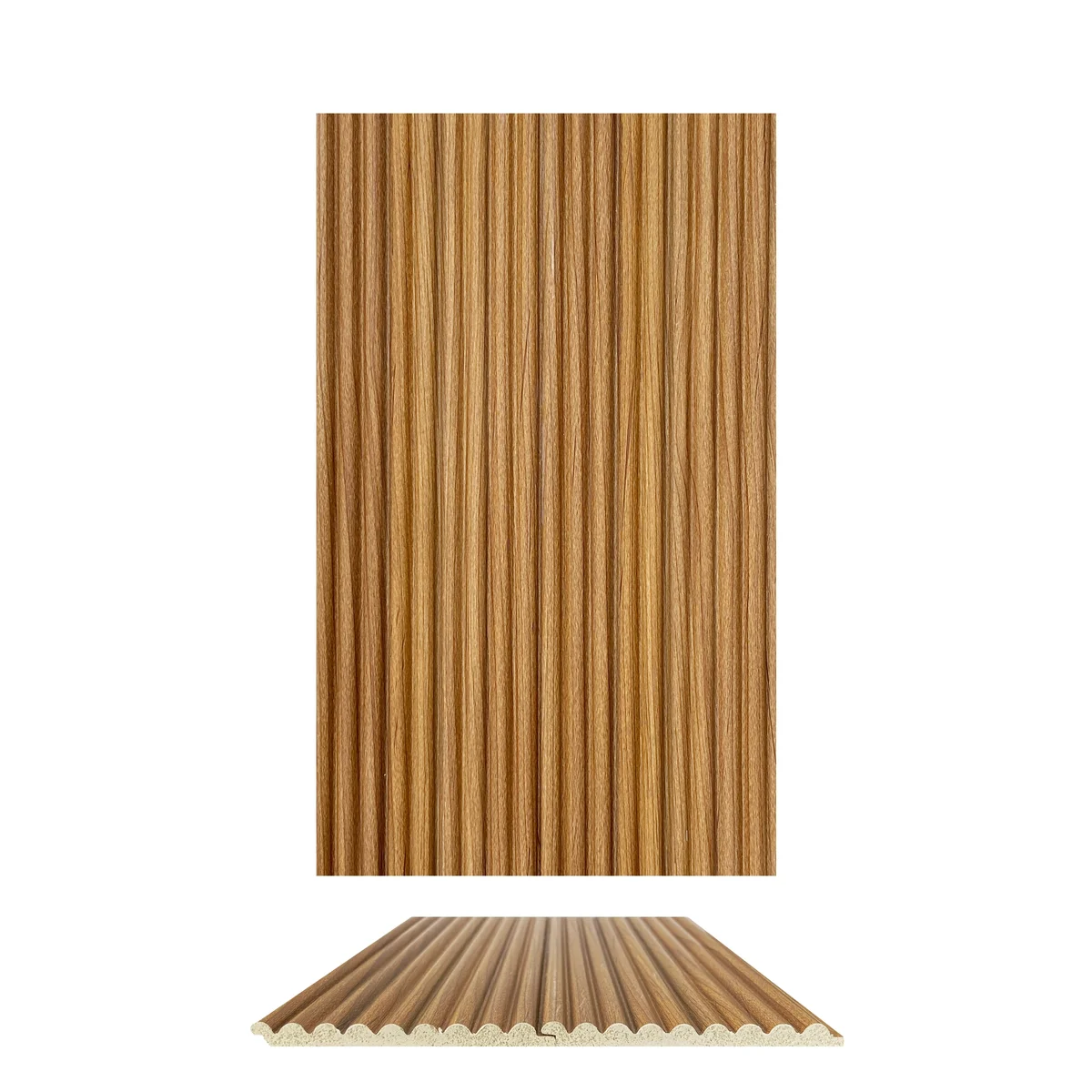 Cladyne PVC Wall Panel Louvers Panel/Planks 8 Feet * 3.75 Inch - CL 6223 ND