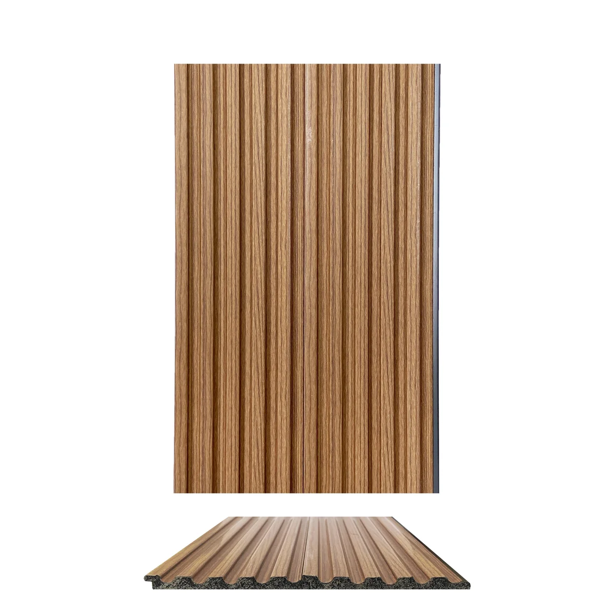 WoodGrove PVC Wall Panel Louvers Panel/Planks 8 Feet * 3.75 Inch - NDX 9945 ND
