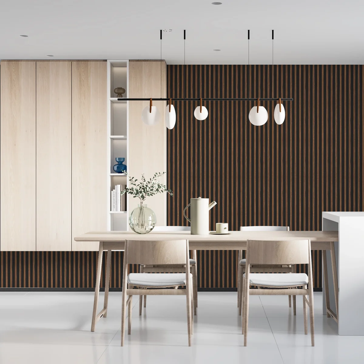 Treelam Wallon Vol 1 Louvers Panel/Planks 8 Feet * 5 Inch - WL 1331