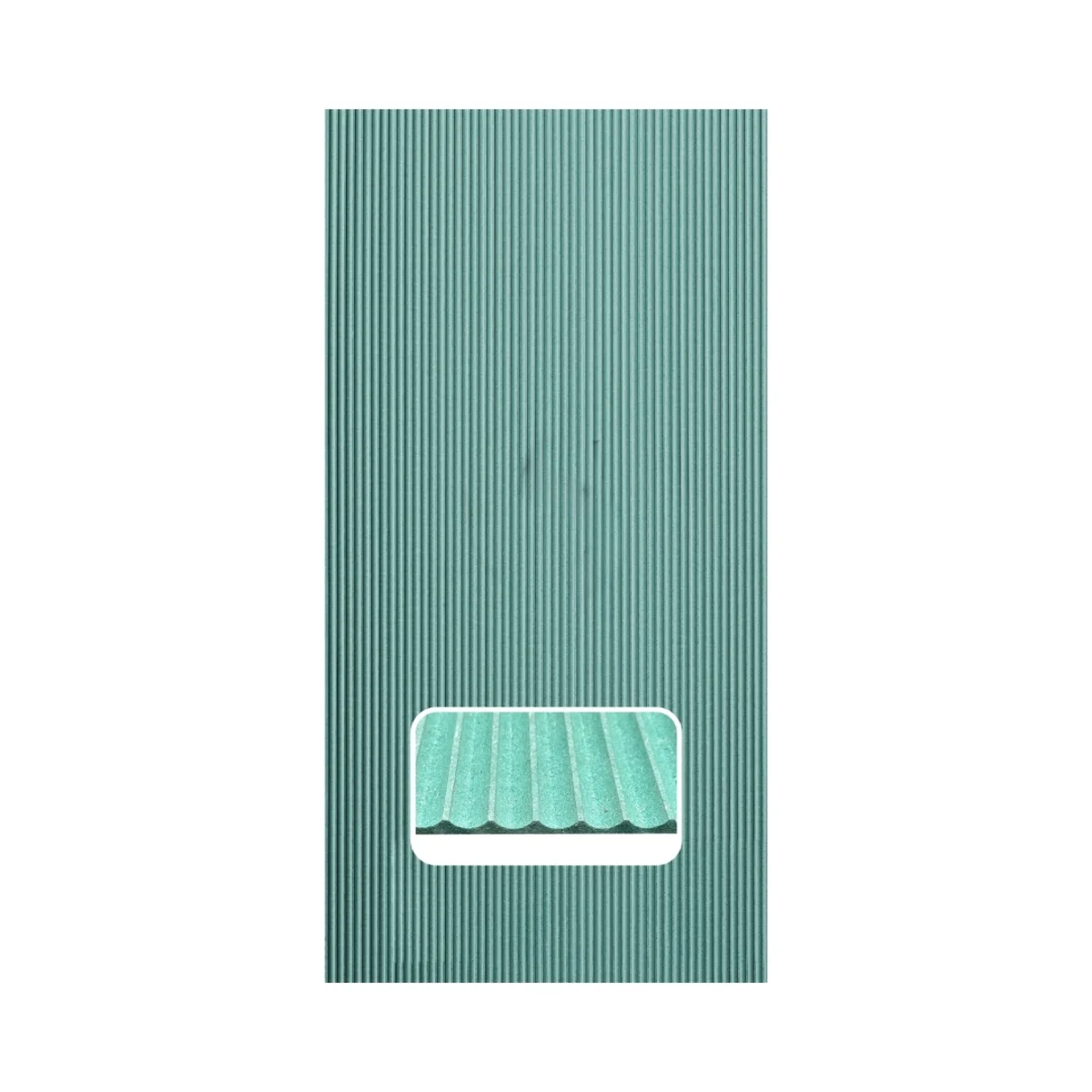 Panelx Fluted HDHMR Wall Panels (Paintable) | 8 Feet * 4 Feet | 303
