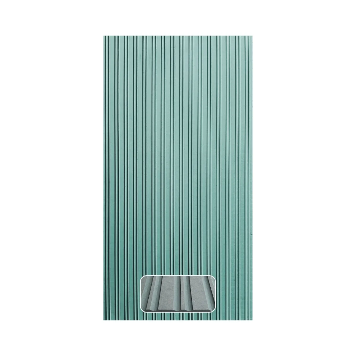 Panelx Fluted HDHMR Wall Panels (Paintable) | 8 Feet * 4 Feet | 409