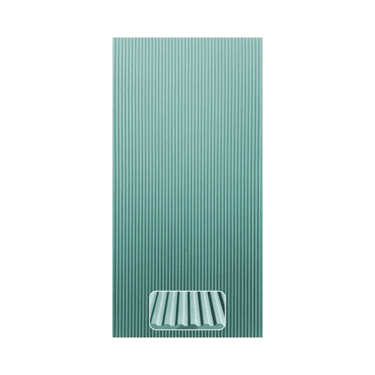 Panelx Fluted HDHMR Wall Panels (Paintable) | 8 Feet * 4 Feet | 204
