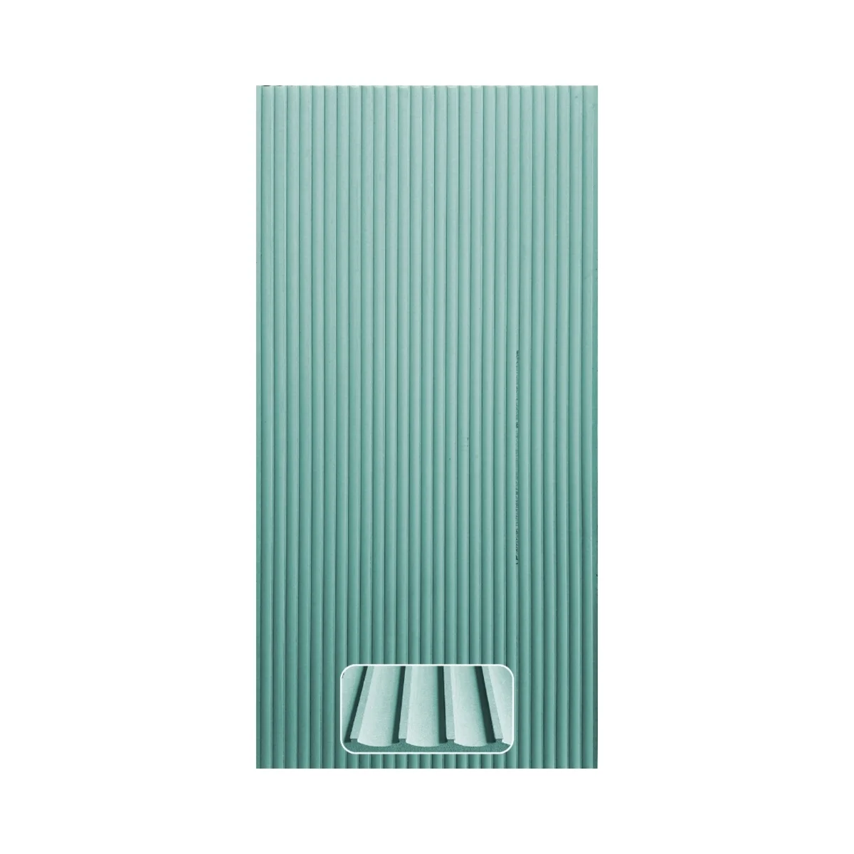 Panelx Fluted HDHMR Wall Panels (Paintable) | 8 Feet * 4 Feet | 206