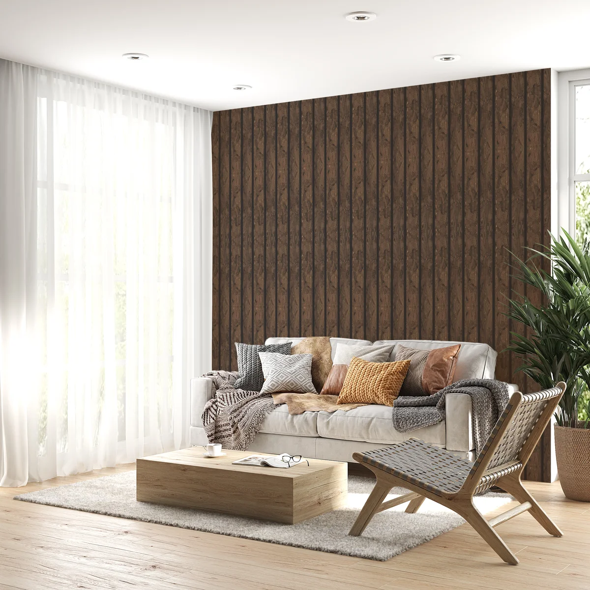 Treelam Wallon Vol 1 Louvers Panel/Planks 8 Feet * 5 Inch - WL 1475