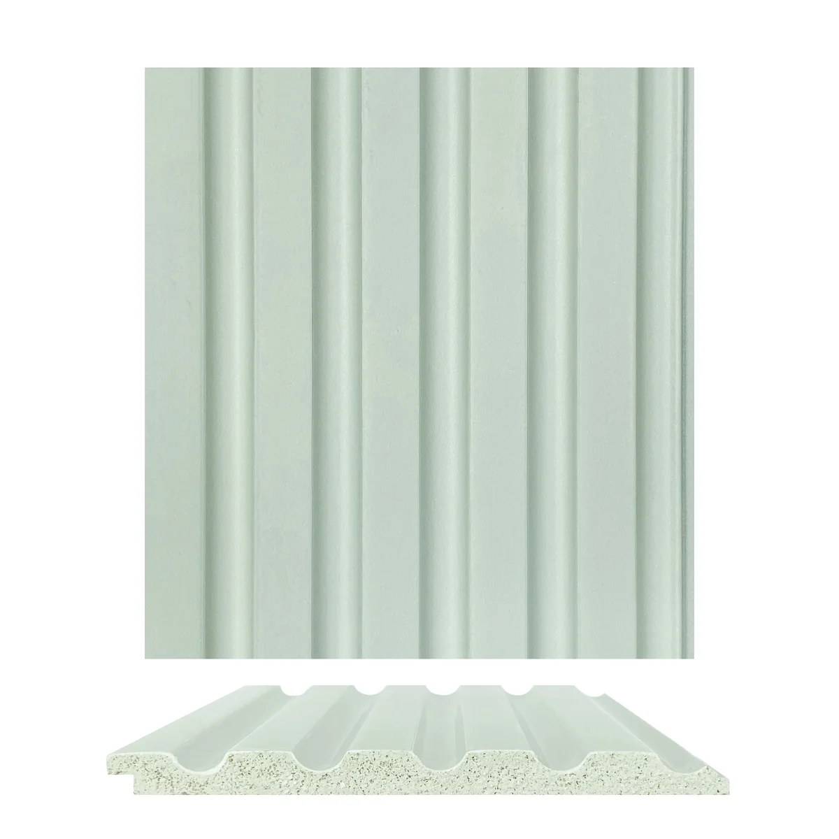 Cladyne PVC Wall Panel Louvers Panel/Planks 8 Feet * 5 Inch - CL 6212 ND