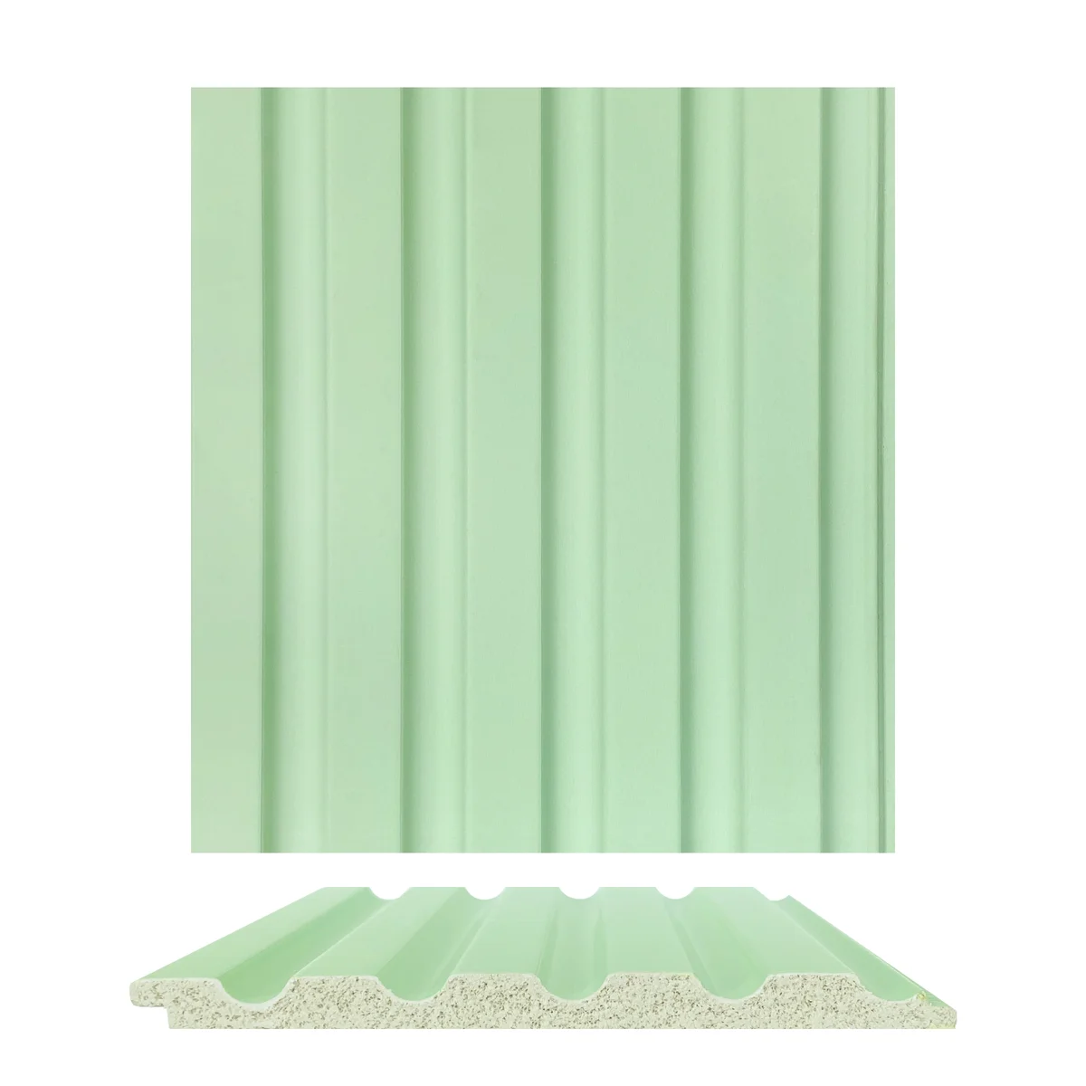 Cladyne PVC Wall Panel Louvers Panel/Planks 8 Feet * 5 Inch - CL 6214 ND