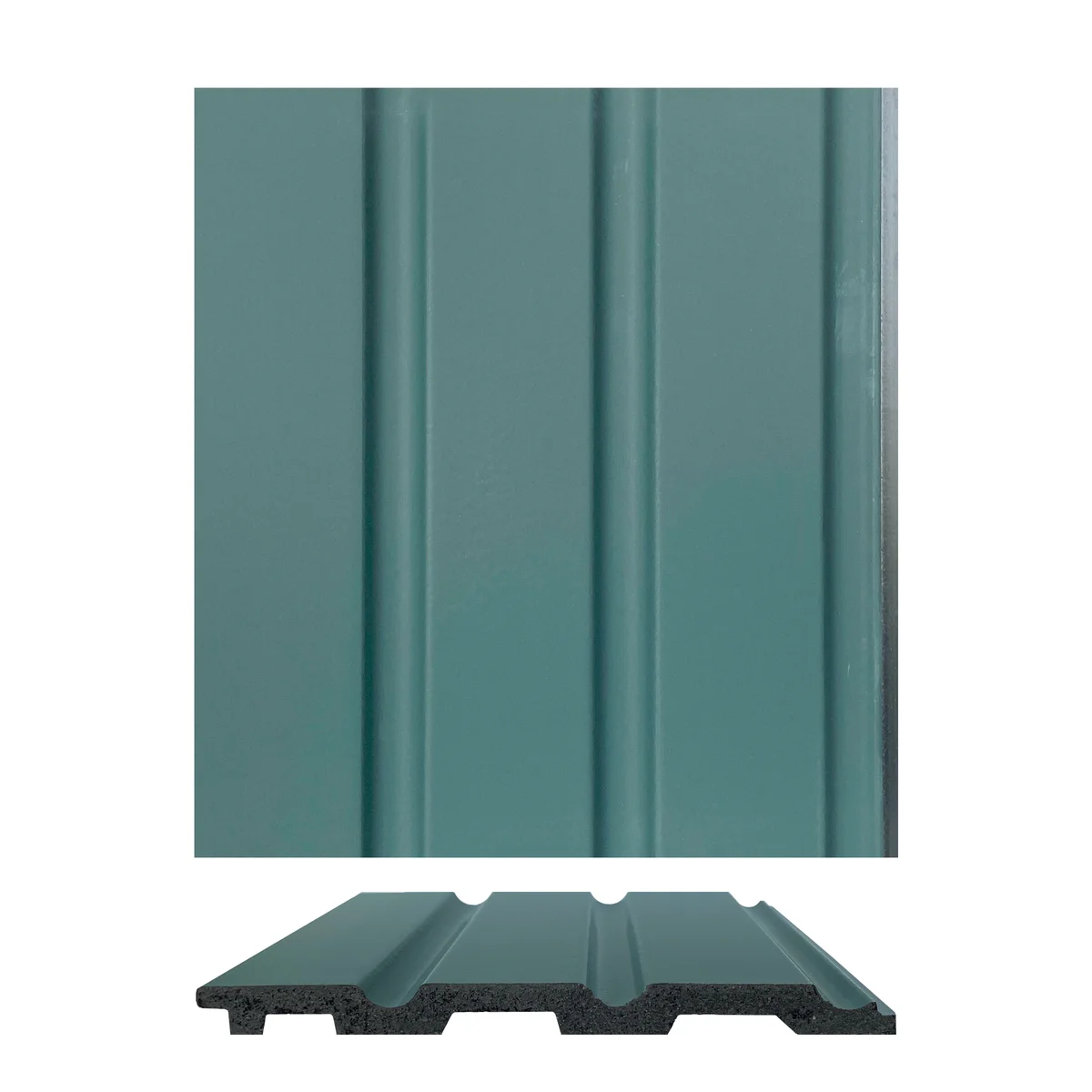 Cladyne Plain Solid Colors PVC Wall Panel Louvers Panel/Planks 8 Feet * 5 Inch - CL 6219 ND
