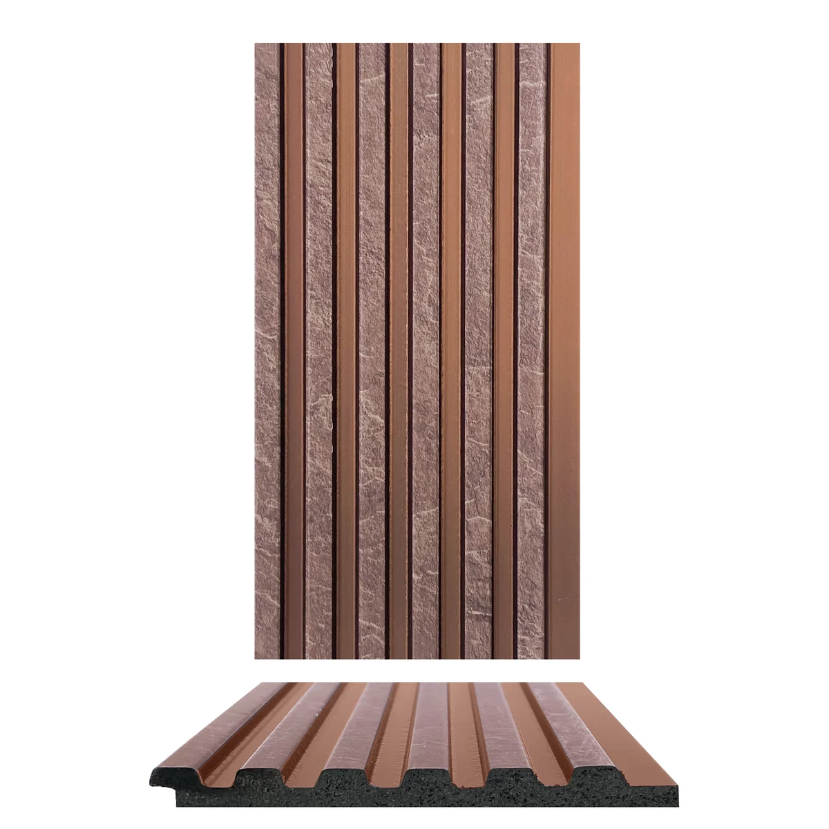 Cladyne PVC Wall Panel Louvers Panel/Planks 8 Feet * 3.75 Inch - CL 6232 ND