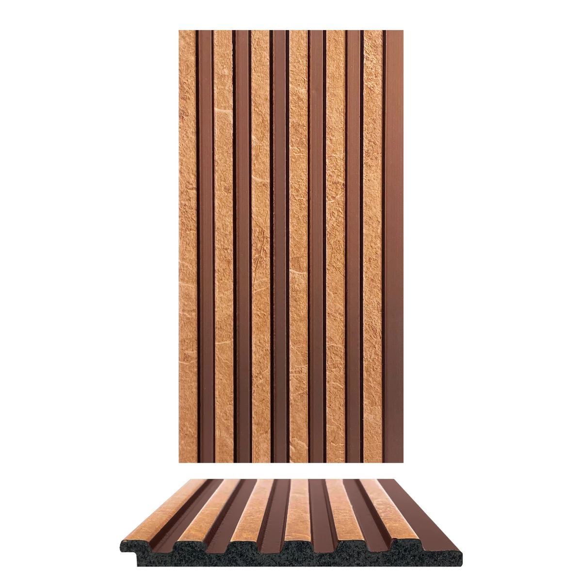 Cladyne PVC Wall Panel Louvers Panel/Planks 8 Feet * 3.75 Inch - CL 6234 ND