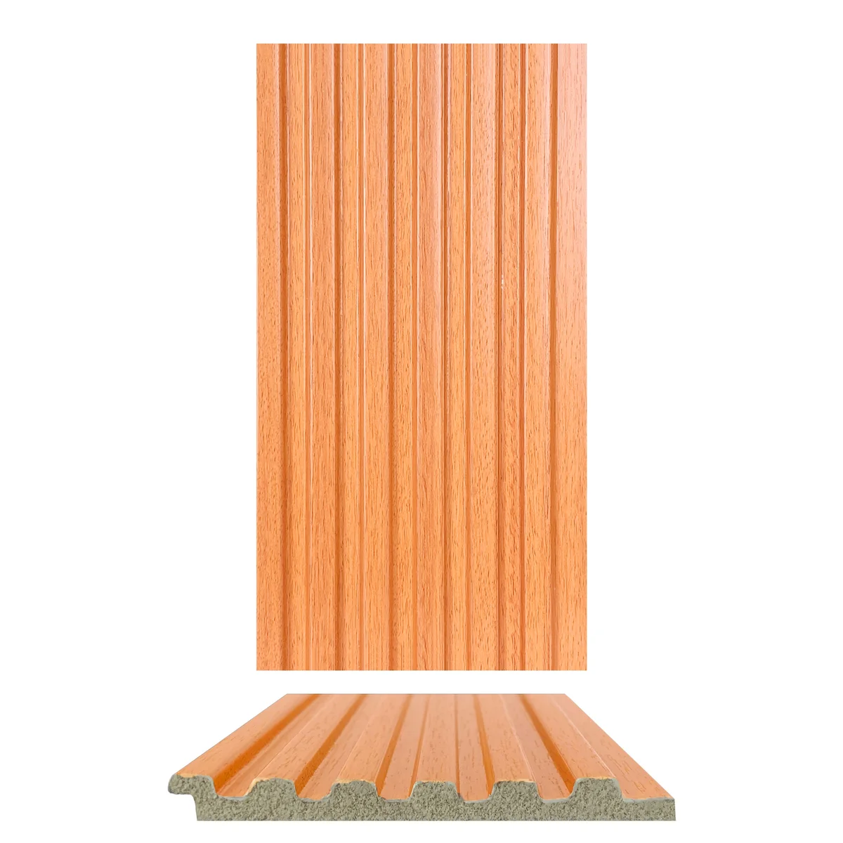 WoodGrove PVC Wall Panel Louvers Panel/Planks 8 Feet * 3.75 Inch - NDX 9988 ND