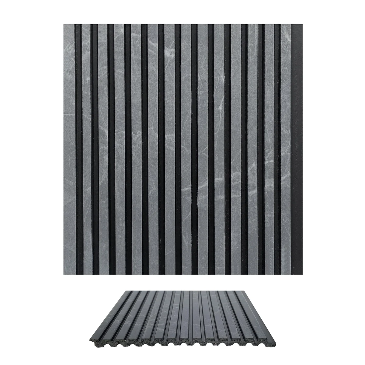 Cladyne PVC Wall Panel Louvers Panel/Planks 8 Feet * 5 Inch - CL 6201 ND
