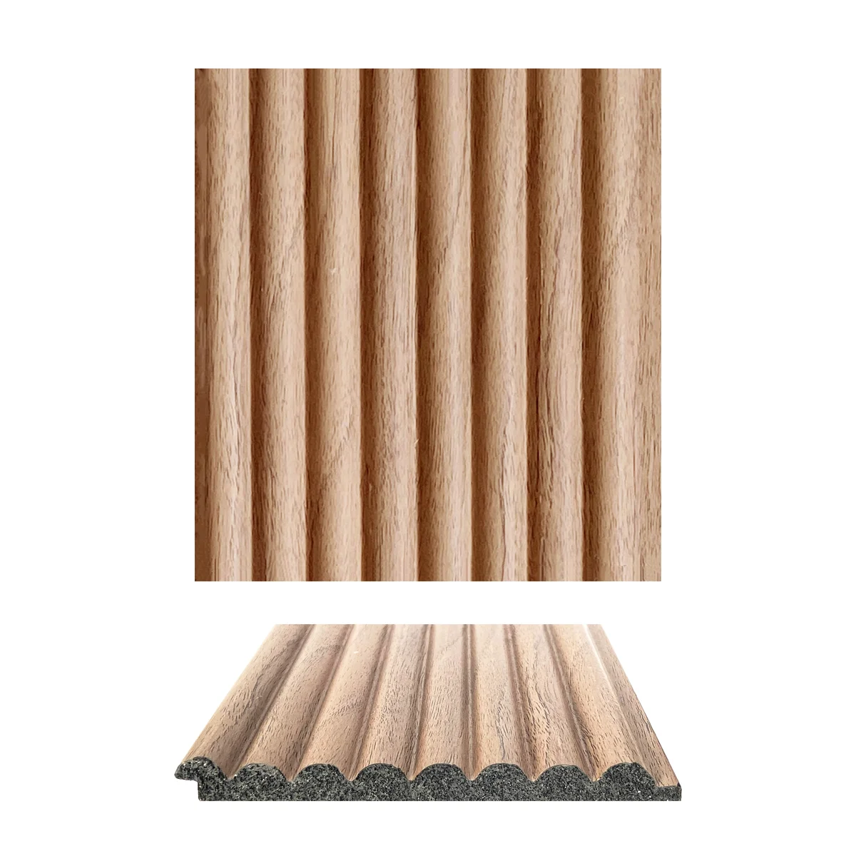 WoodGrove PVC Wall Panel Louvers Panel/Planks 8 Feet * 5 Inch - ETO 1003 ND