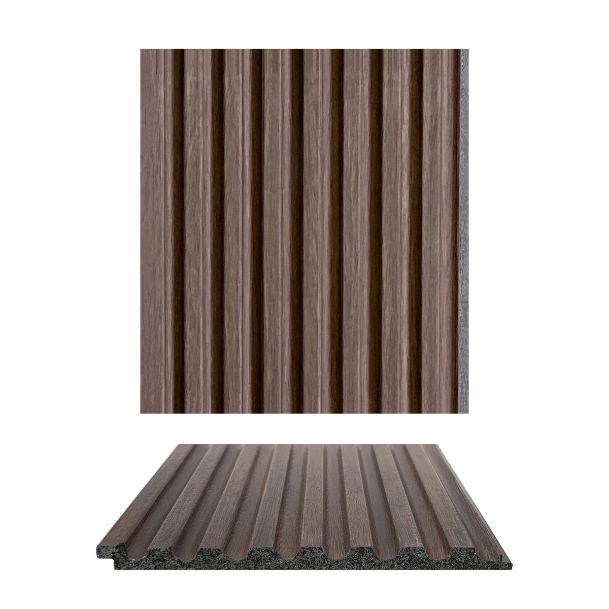 WoodGrove PVC Wall Panel Louvers Panel/Planks 8 Feet * 5 Inch - ETO 1008 ND