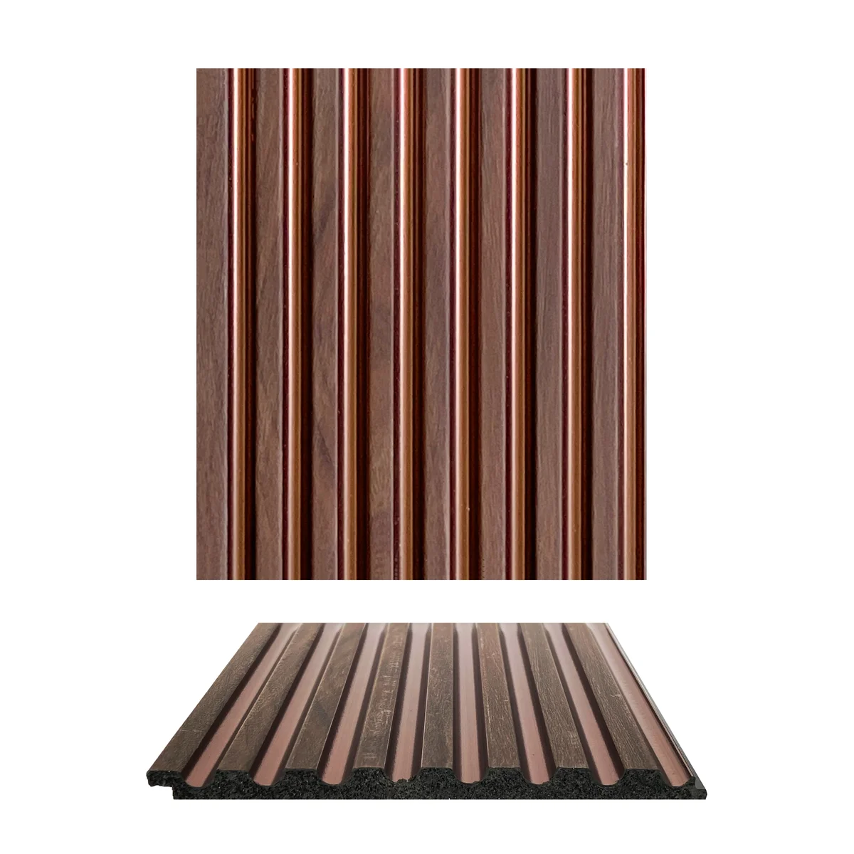 WoodGrove PVC Wall Panel Louvers Panel/Planks 8 Feet * 5 Inch - ETO 1016 ND