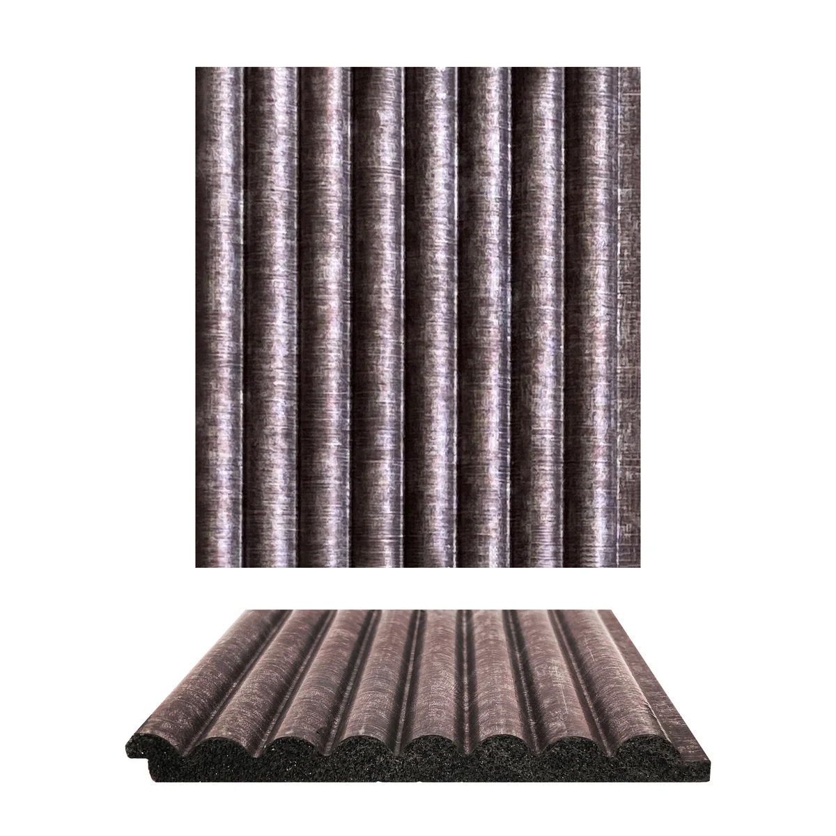 Caspia PVC Wall Panel Louvers Panel/Planks 8 Feet * 5 Inch - ETO 1001 ND