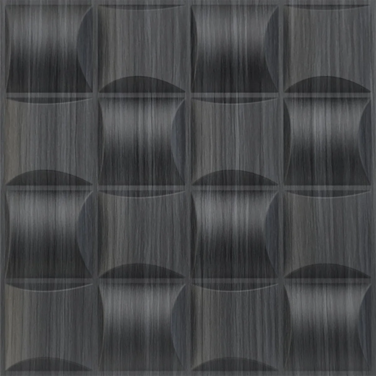 Dekoish Non - Self Adhesive 3D PVC Panel | Block - Gray Pine Wood
