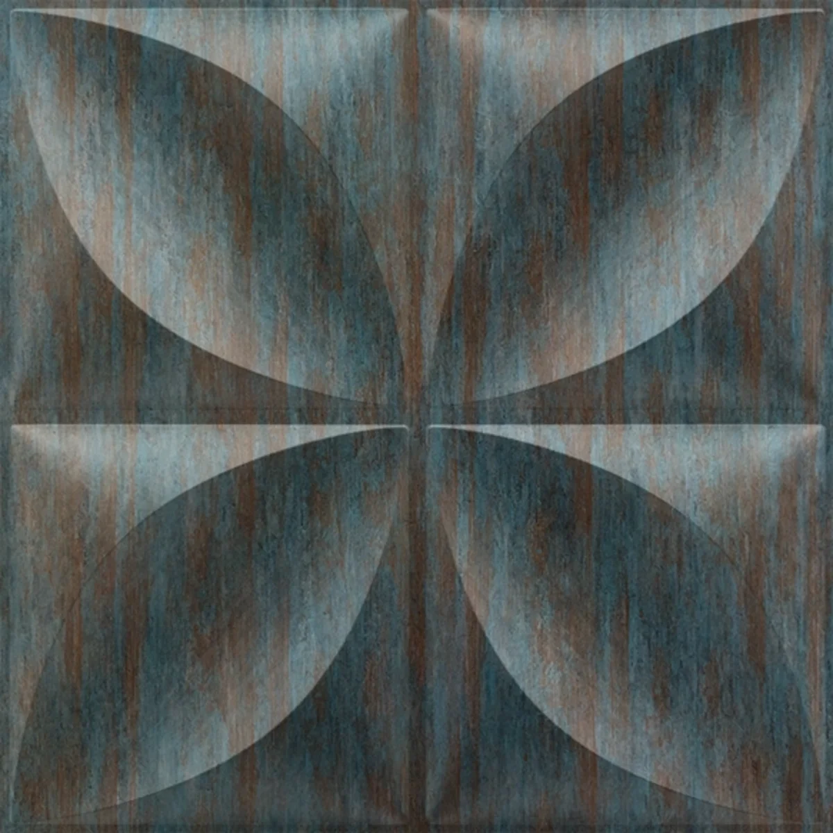Dekoish Non - Self Adhesive 3D PVC Panel | Butterfly - Rustic Wood