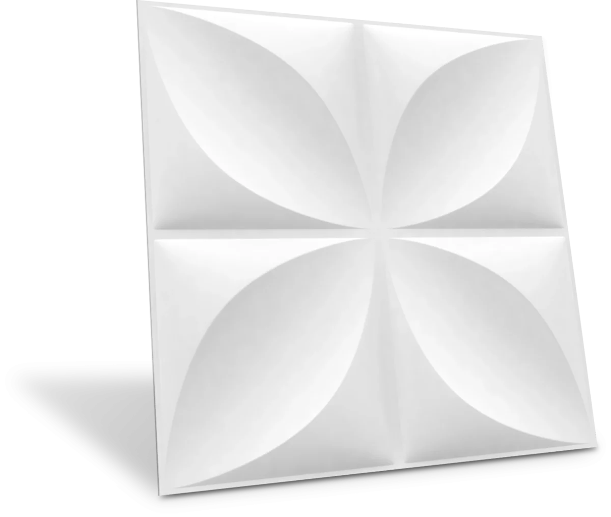 Dekoish Non - Self Adhesive 3D PVC Panel | Butterfly - White