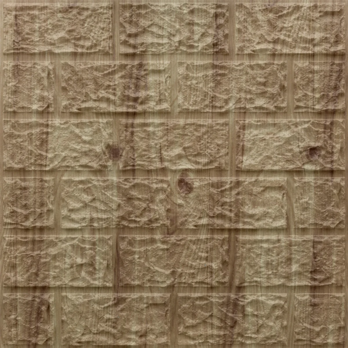 Dekoish Self-Adhesive 3D PVC Panel | TP 101 - Beech Wood