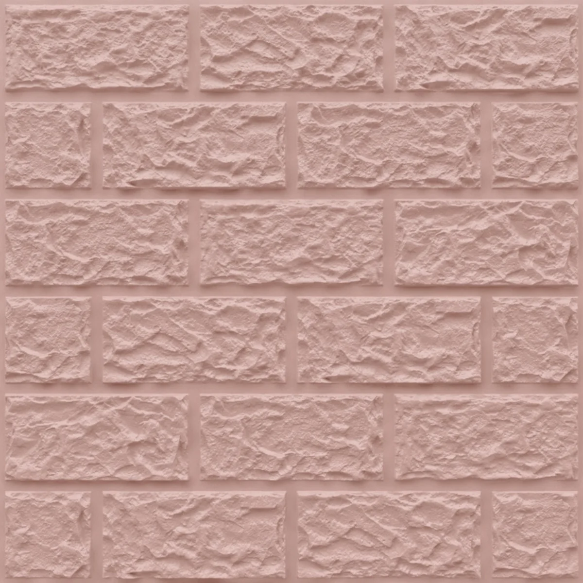 Dekoish Self-Adhesive 3D PVC Panel | TP 101 - Blush Pink