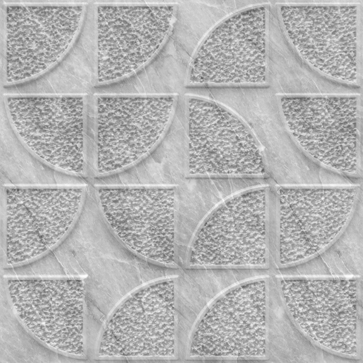 Dekoish Self-Adhesive 3D PVC Panel | TP 103 - White Marble