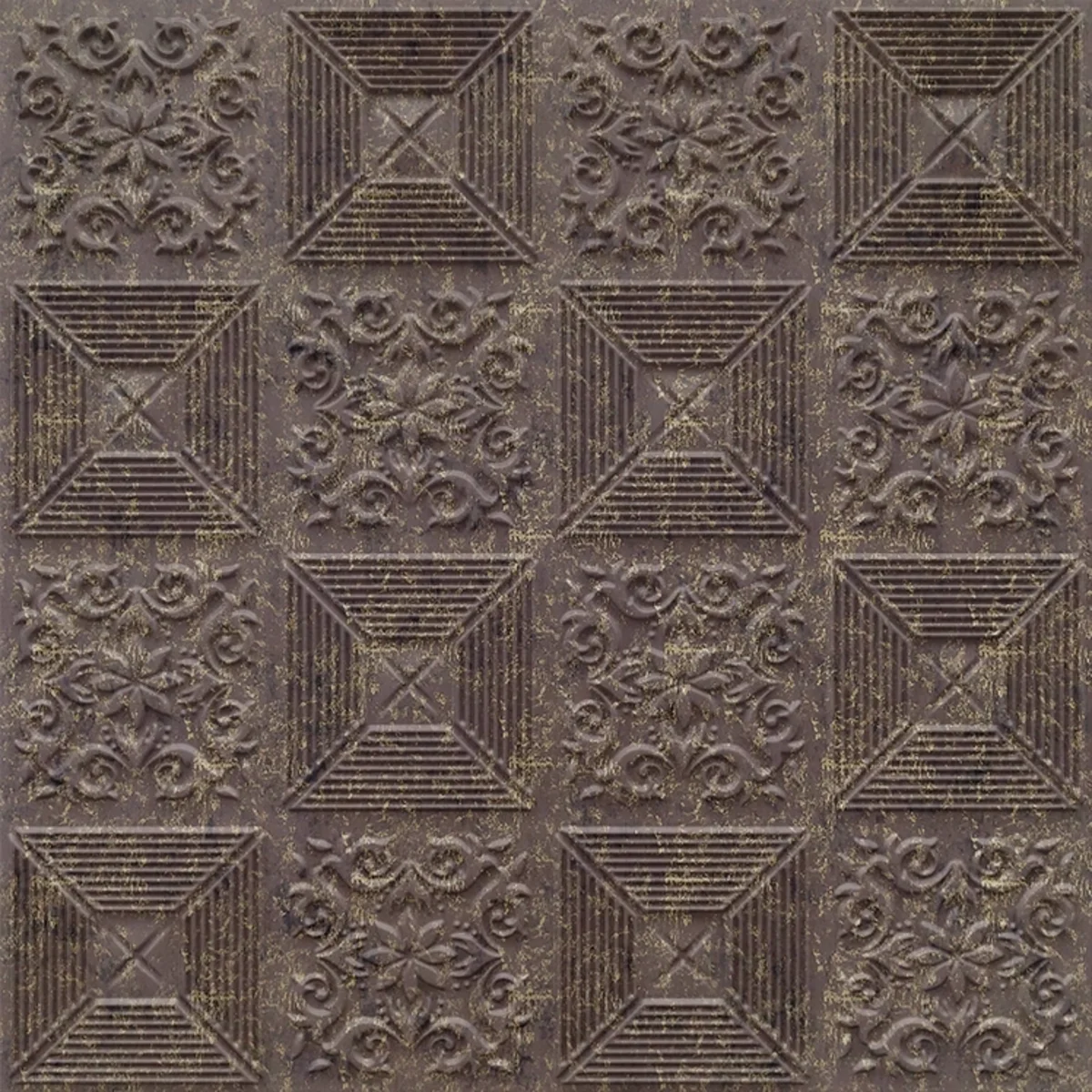 Dekoish Self-Adhesive 3D PVC Panel | TP 104 - Mangum Brown