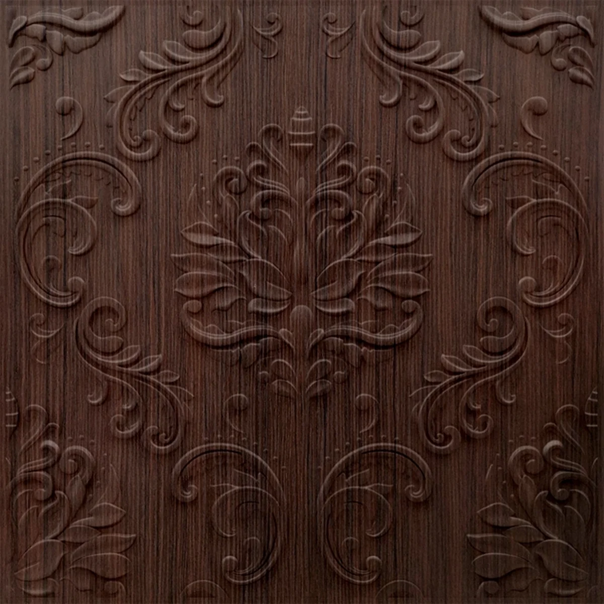 Dekoish Self-Adhesive 3D PVC Panel | TP 105 - Walnut Wood