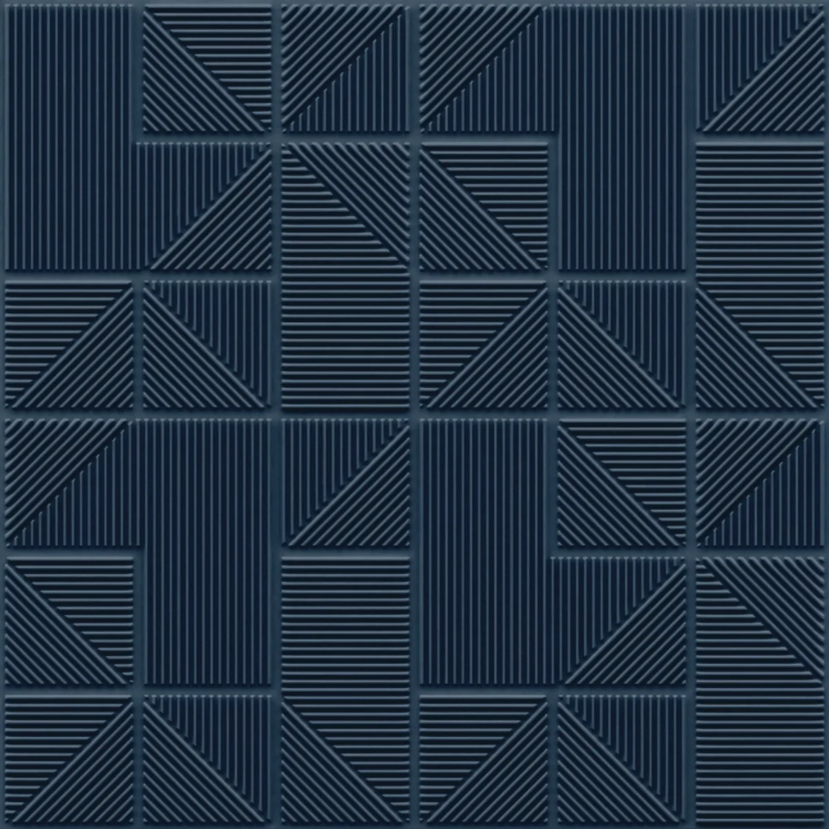 Dekoish Self-Adhesive 3D PVC Panel | TP 107 - Navy Blue