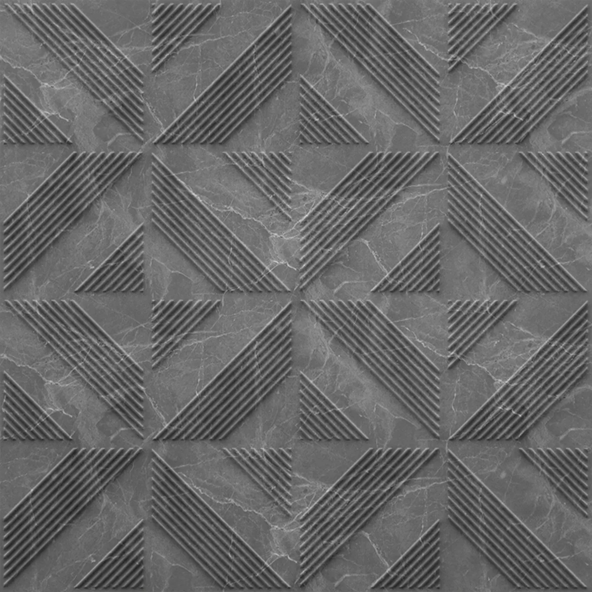 Dekoish Self-Adhesive 3D PVC Panel | TP 108 - Gray Marble