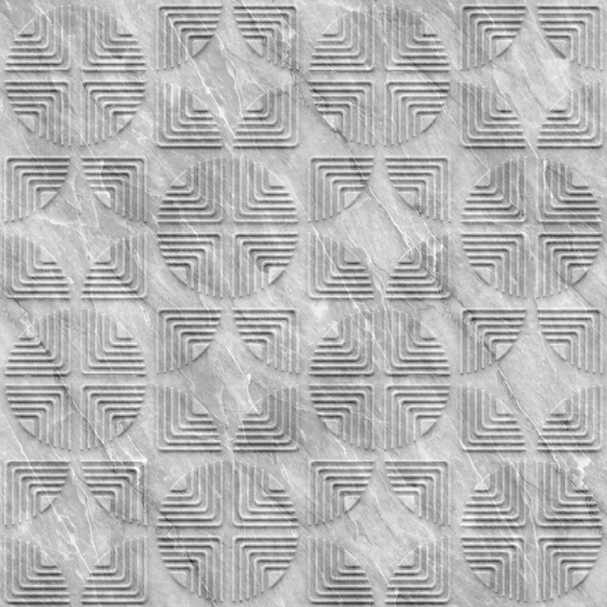 Dekoish Self-Adhesive 3D PVC Panel | TP 109 - White Marble