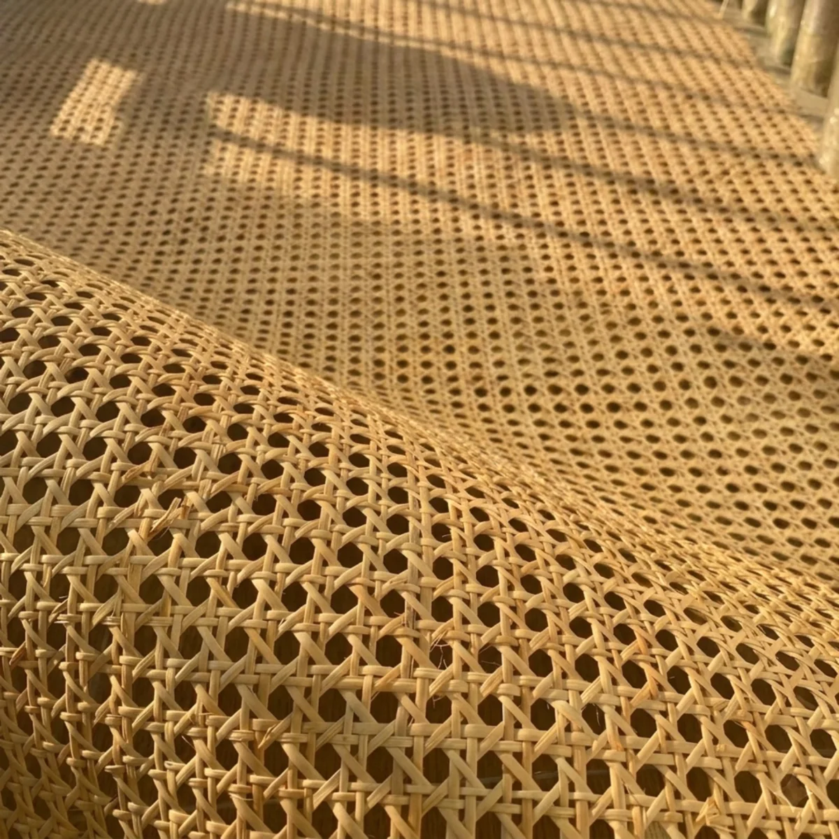 Hexagon Webbing Rattan Sheet (10 Feet * 3 Feet )