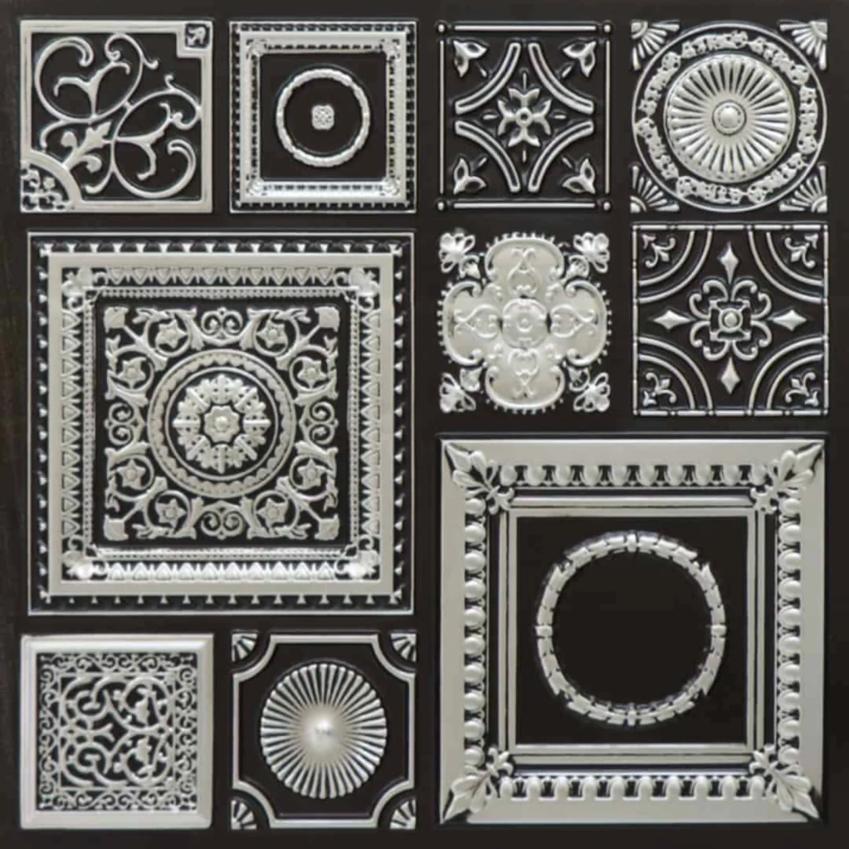 Archi Designer Ceiling/Wall Panel |  298 - Antique Silver