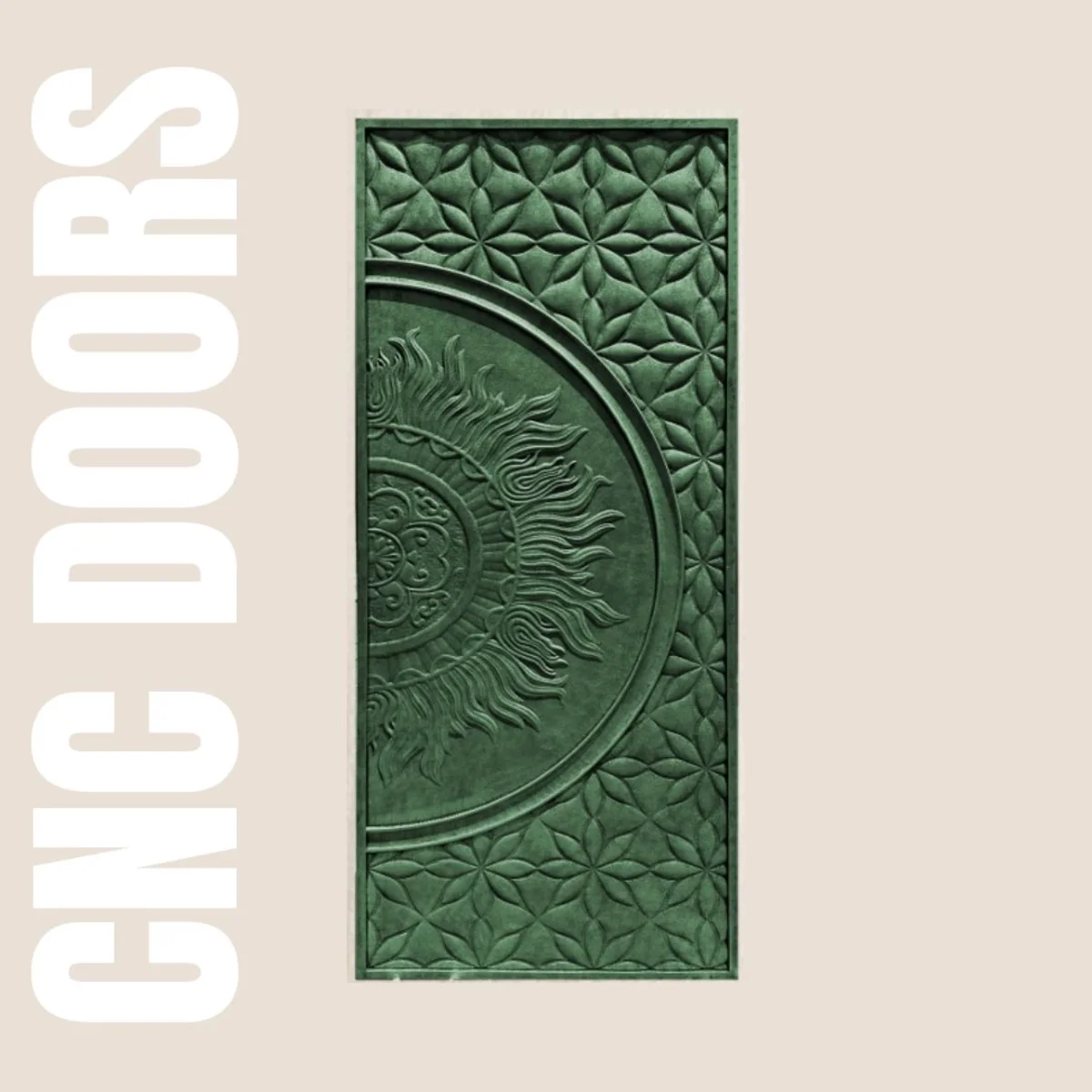 Panelx 3D HDHMR Main Door 12mm (Customised/Paintable) | 8 Feet * 4 Feet | 2503