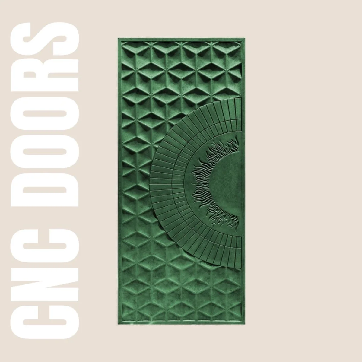 Panelx 3D HDHMR Main Door 12mm (Customised/Paintable) | 8 Feet * 4 Feet | 2504