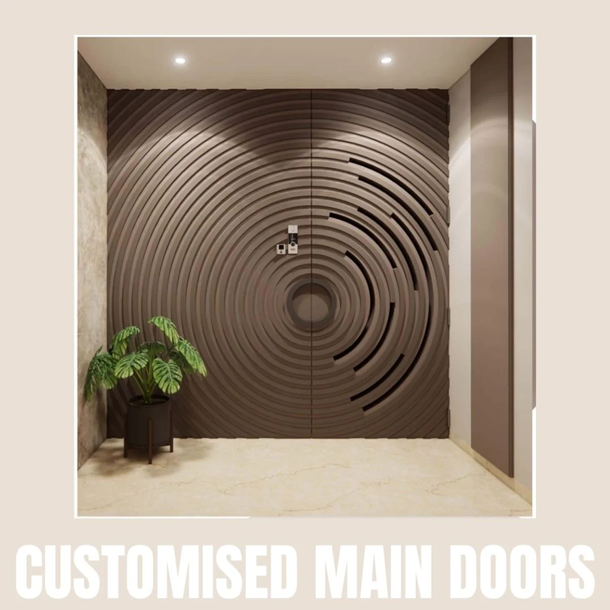 Panelx 3D HDHMR Main Door 12MM (Customised/Paintable) | 8 Feet * 4 Feet | 2516