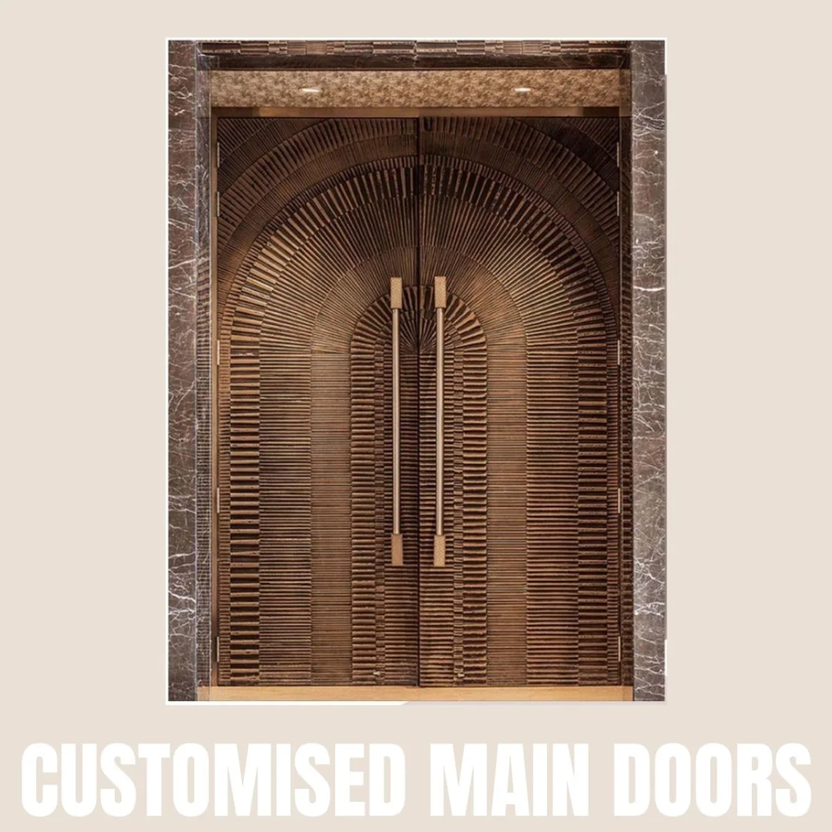 Panelx 3D HDHMR Main Door 12MM (Customised/Paintable) | 8 Feet * 4 Feet | 2518
