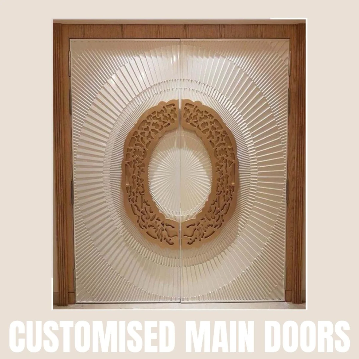 Panelx 3D HDHMR Main Door 12MM (Customised/Paintable) | 8 Feet * 4 Feet | 2519
