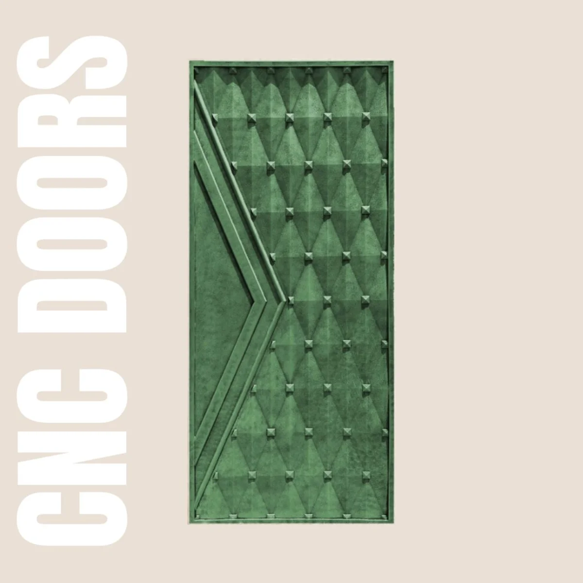 Panelx 3D HDHMR Main Door 12mm (Customised/Paintable) | 8 Feet * 4 Feet | 2511