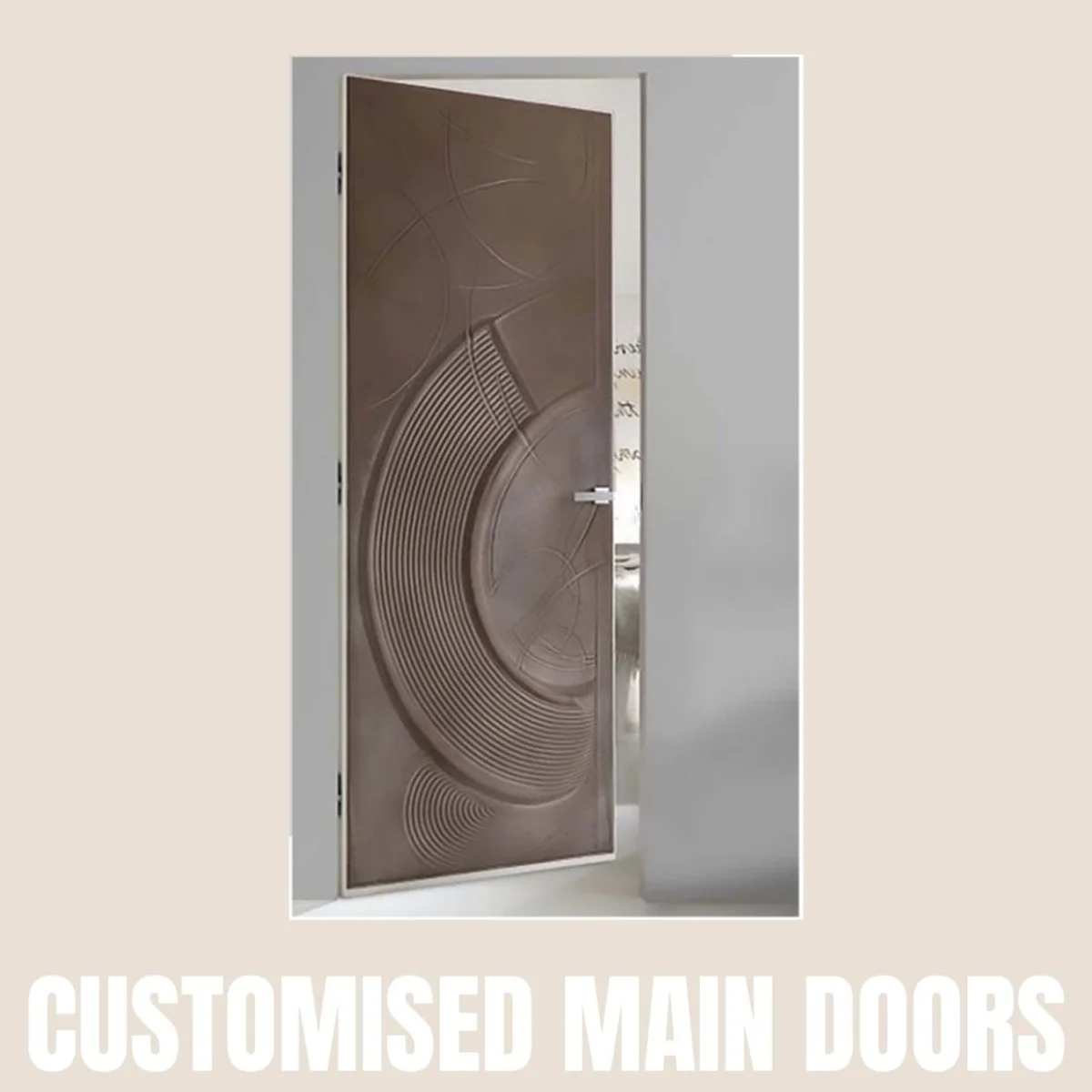Panelx 3D HDHMR Main Door 12MM (Customised/Paintable) | 8 Feet * 4 Feet | 2530