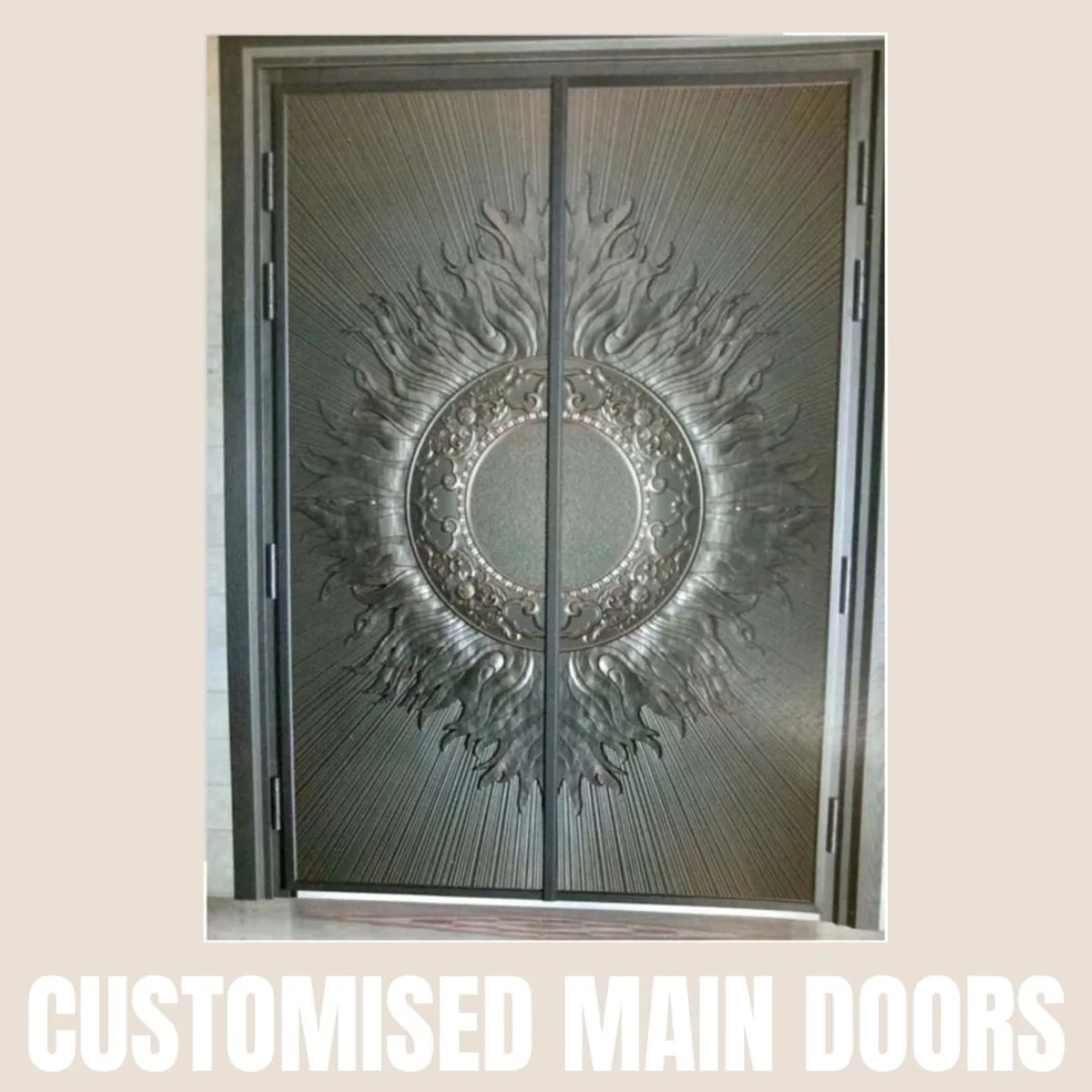 Panelx 3D HDHMR Main Door 12MM (Customised/Paintable) | 8 Feet * 4 Feet | 2556