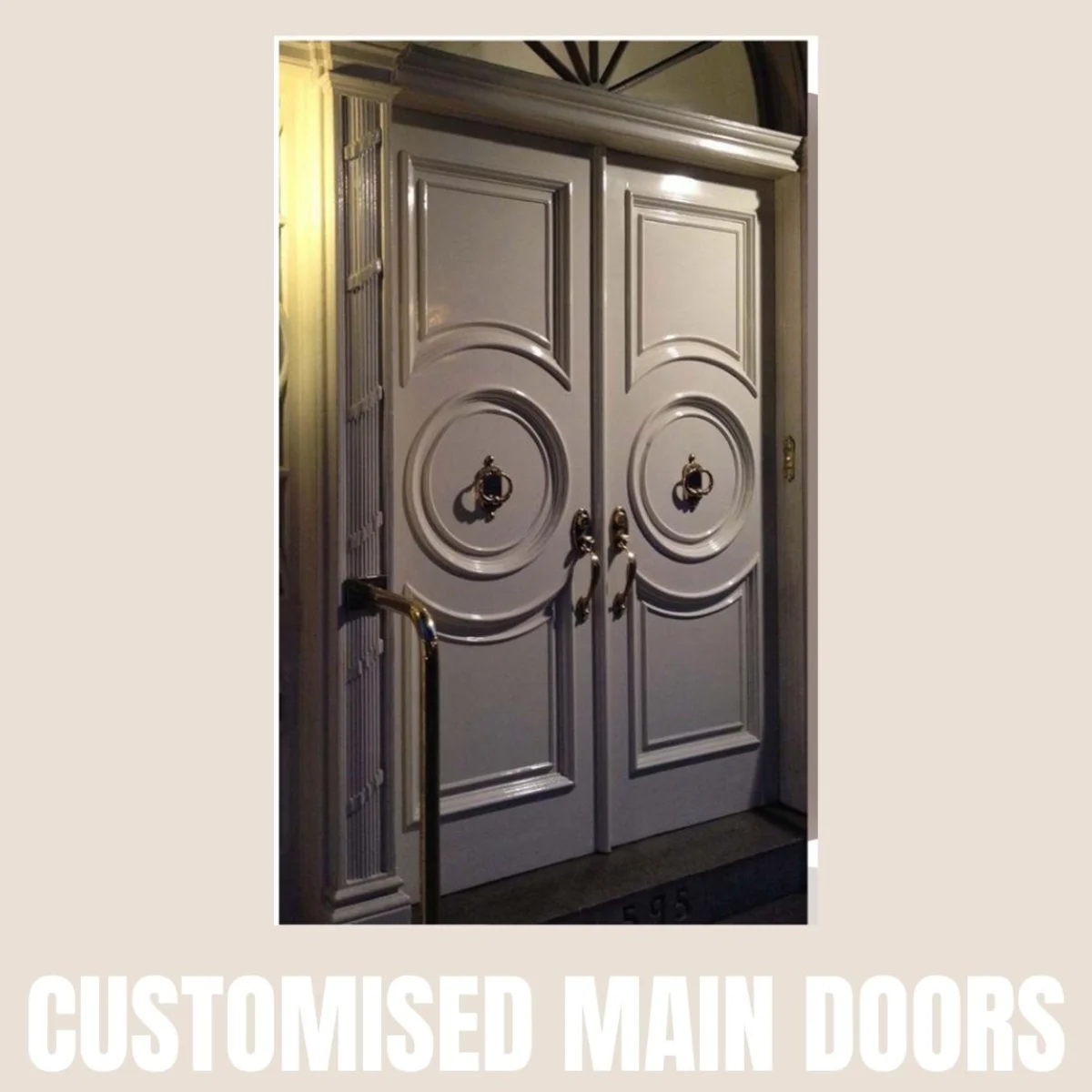 Panelx 3D HDHMR Main Door 12MM (Customised/Paintable) | 8 Feet * 4 Feet | 2562