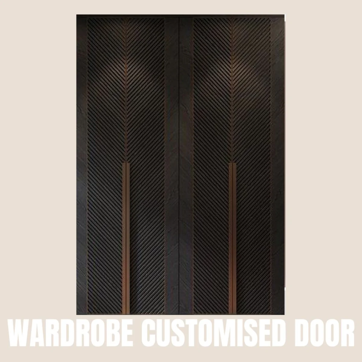 Panelx 3D HDHMR Wardrobe Door 12MM (Customised/Paintable) | 8 Feet * 4 Feet | 2603