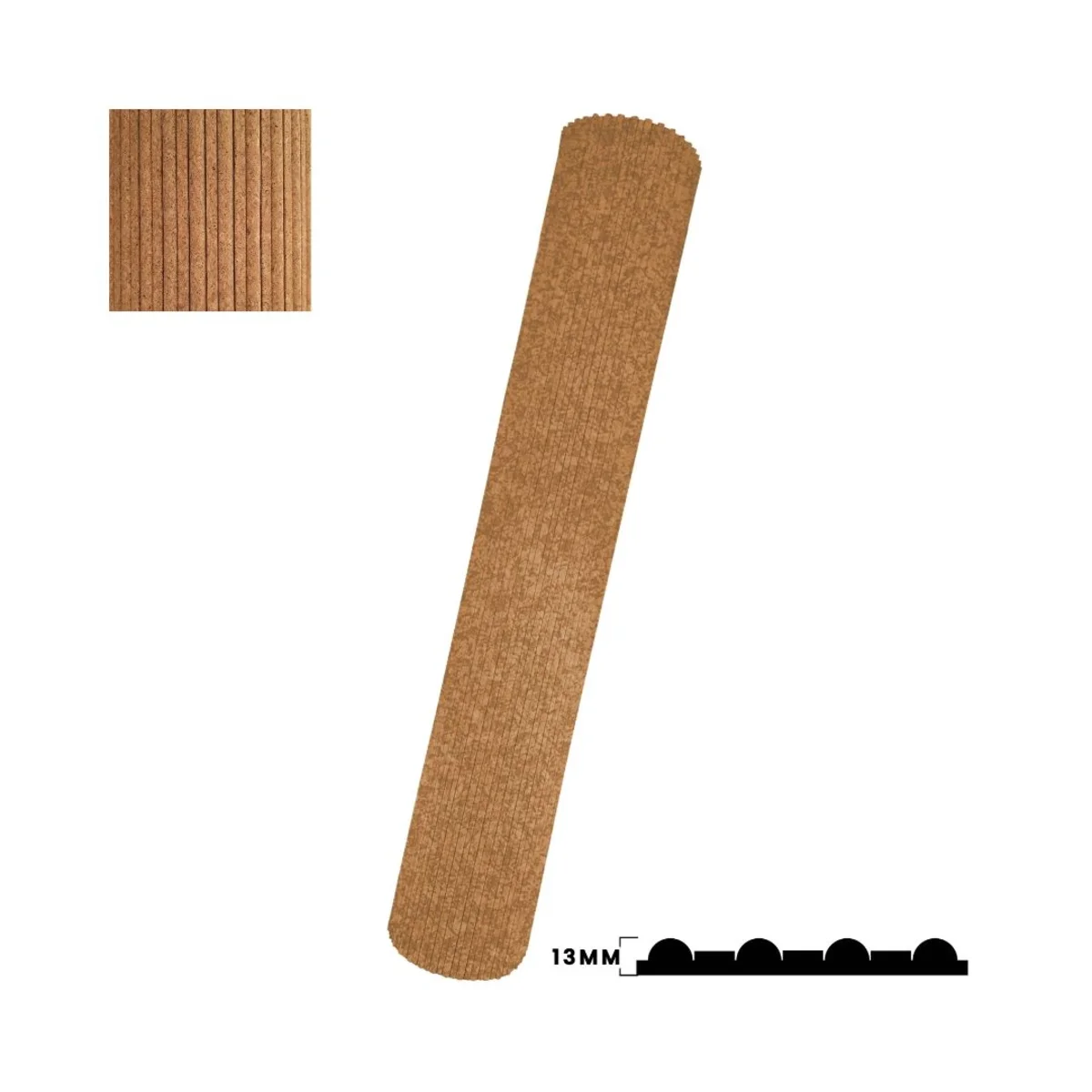 Sutton Premium Flexible Louvers Panel/Planks 8 Feet * 2 Feet - 1940