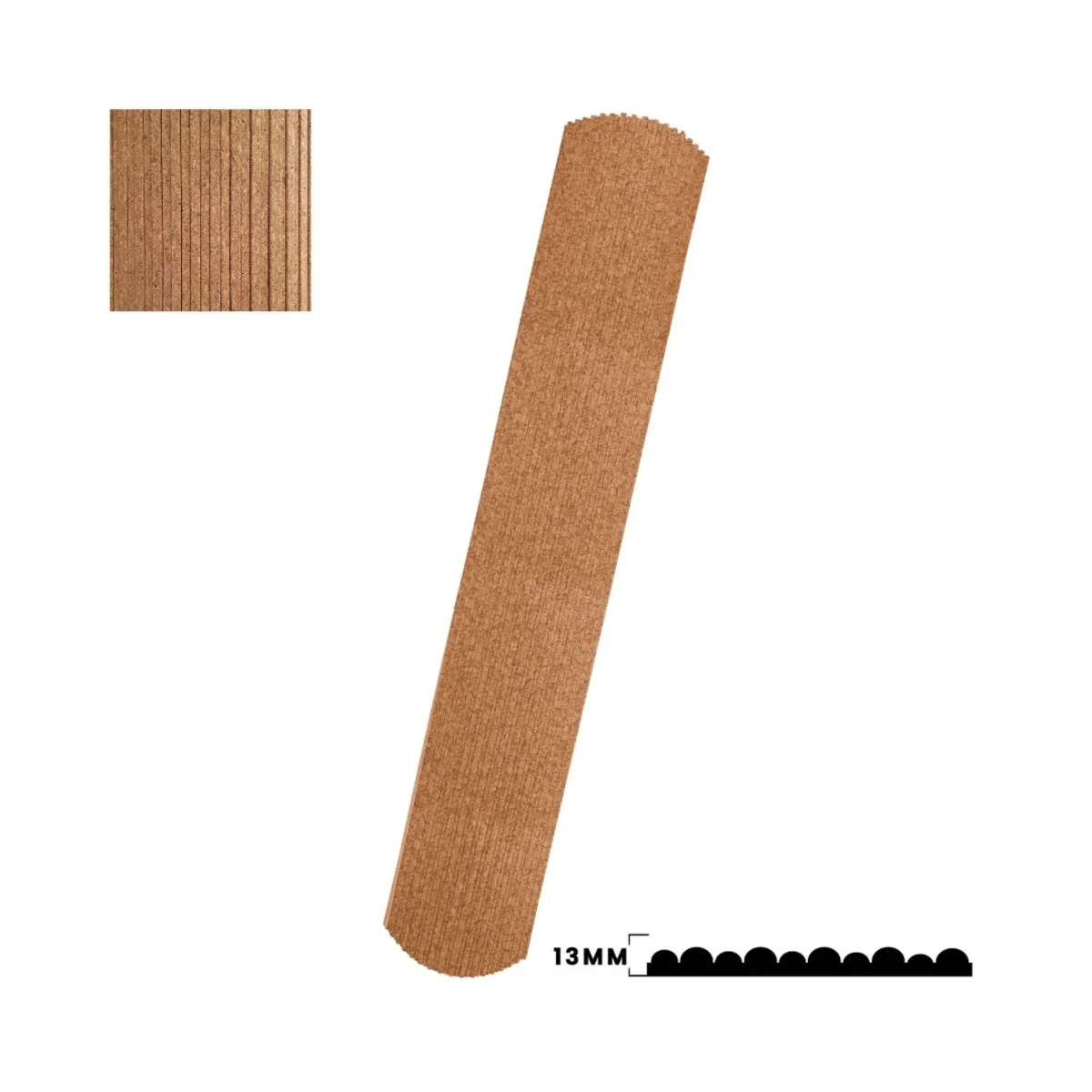 Sutton Premium Flexible Louvers Panel/Planks 8 Feet * 2 Feet - 1941