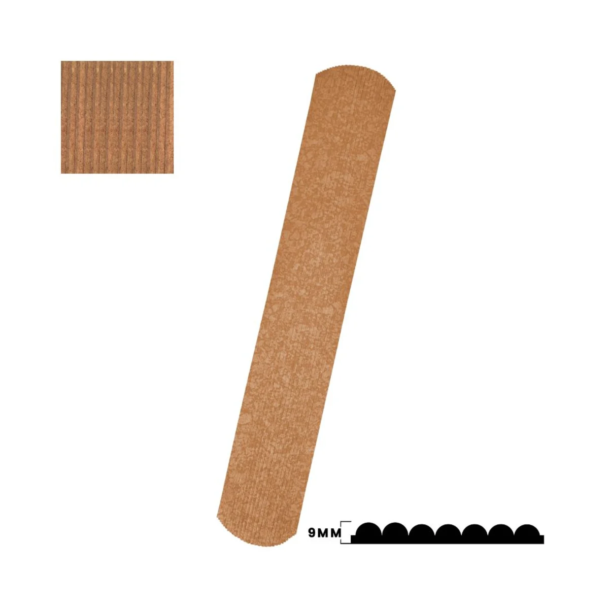 Sutton Premium Flexible Louvers Panel/Planks 8 Feet * 2 Feet - 1942