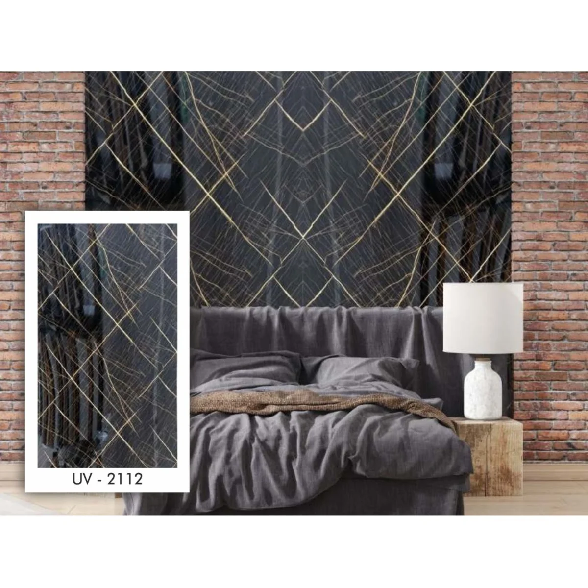 StoneX UV Marble Sheet 8 Feet * 4 Feet - UV 2112