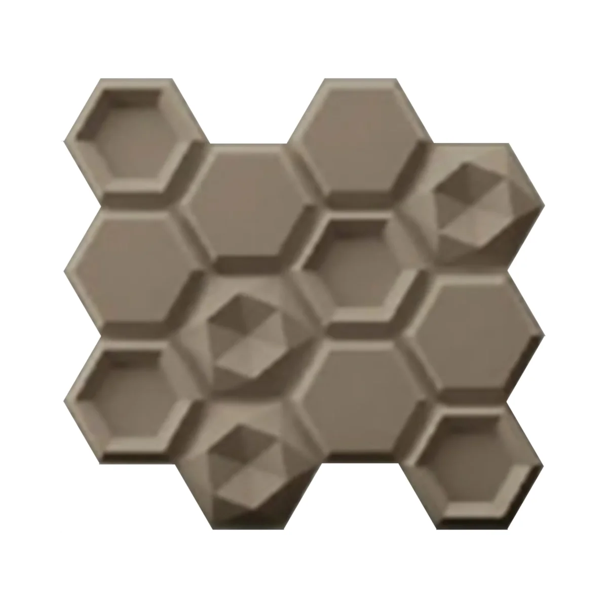 Dekoish Non - Self Adhesive 3D PVC Panel | 5001 - Mega Greige