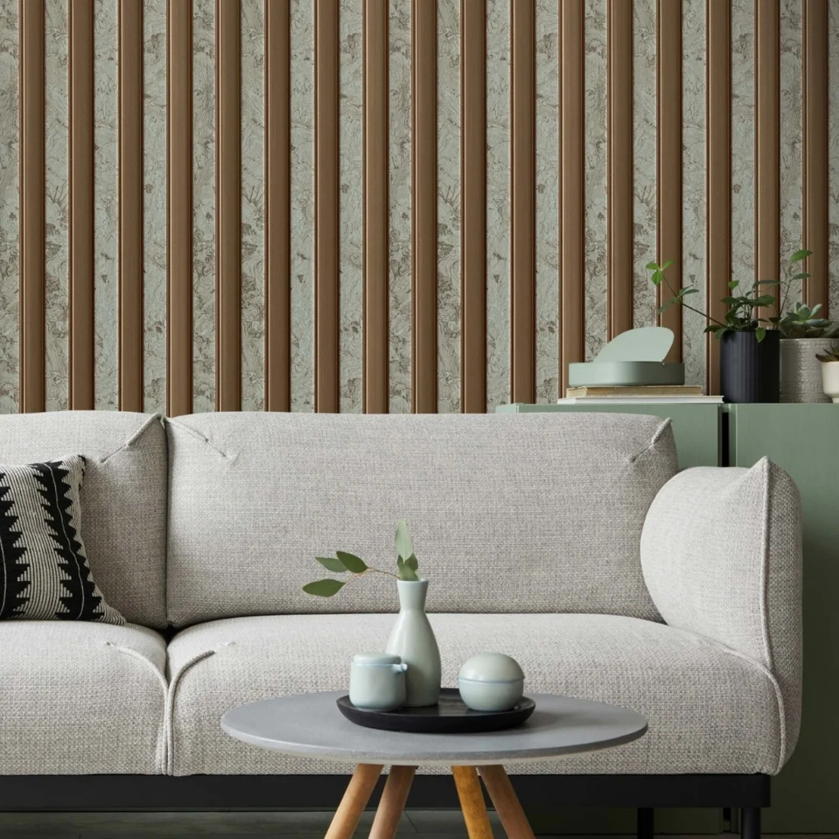 Decora PVC Wall Panel Louvers Panel/Planks 8 Feet * 5 Inch | LC - 1015