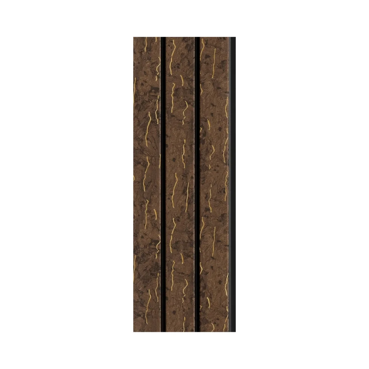 Decora PVC Wall Panel Louvers Panel/Planks 8 Feet * 5 Inch | LC - 2002